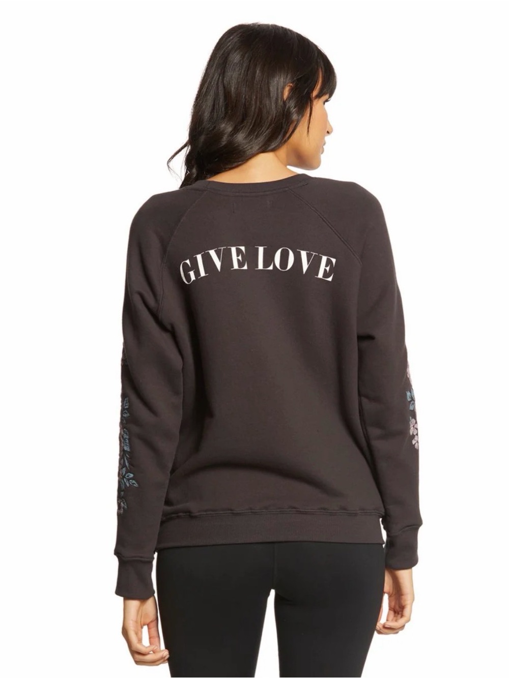 SPIRITUAL GANGSTER Give Love Classic Crew Sweatshirt